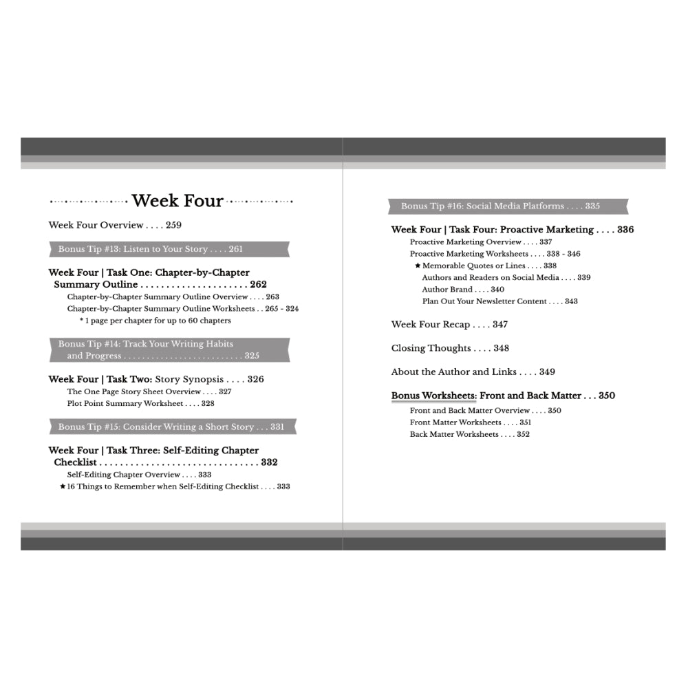 The Four-Week Story Prep Workbook **READ-ONLY** eBook